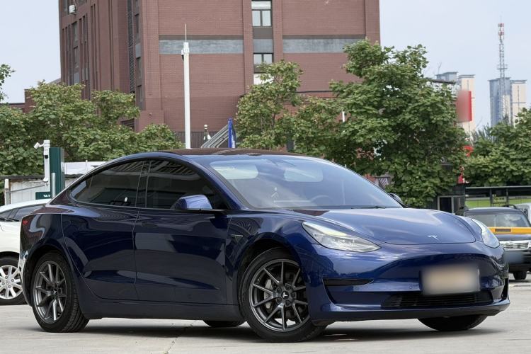 Used Tesla Model 3 2021 Revised Version Standard Range Rear-Wheel Drive Upgraded Edition 3D1 Front Right 45 Deg