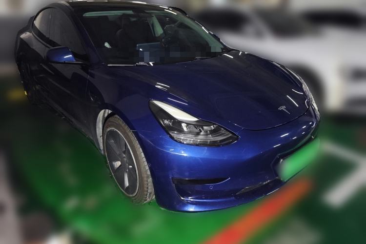Used Tesla Model 3 2021 Standard Range Rear-Drive Upgraded Version Front Right 45 Deg