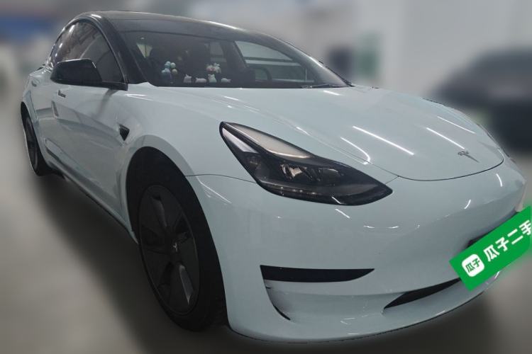 Used Tesla Model 3 2021 Revised Version Standard Range Rear-Wheel Drive Upgraded Edition 3D1 Front Right 45 Deg
