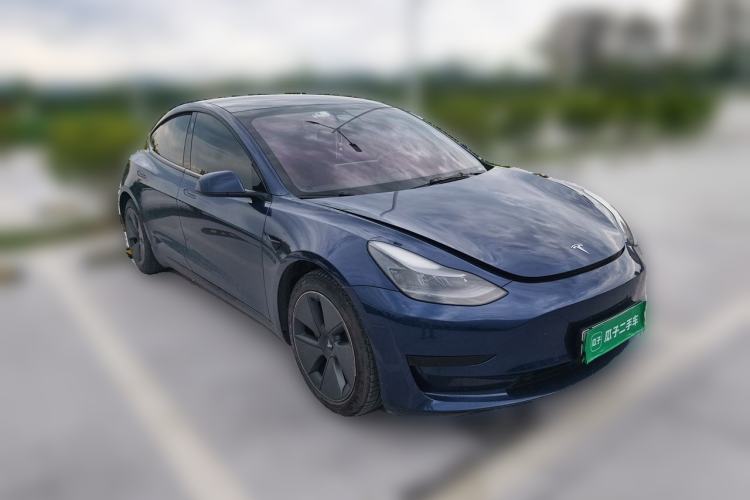 Used Tesla Model 3 2021 Standard Range Rear-Drive Upgraded Version Front Right 45 Deg