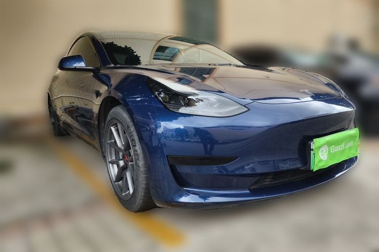 Used Tesla Model 3 2021 Revised Version Standard Range Rear-Wheel Drive Upgraded Edition 3D1 Front Right 45 Deg