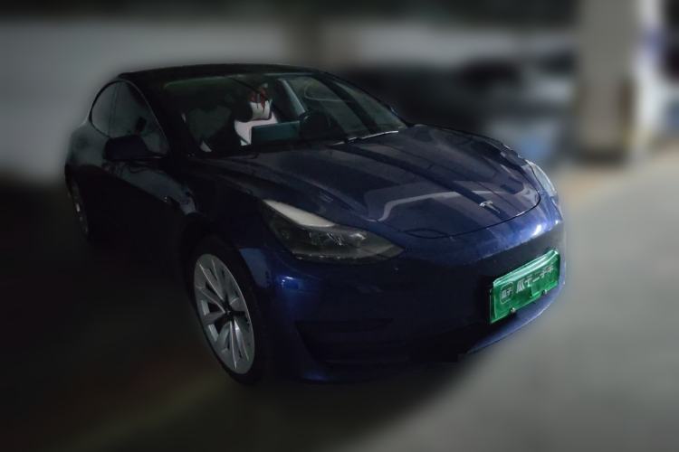 Used Tesla Model 3 2021 Standard Range Rear-Drive Upgraded Version Front Right 45 Deg