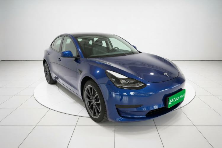 Used Tesla Model 3 2021 Revised Version Standard Range Rear-Wheel Drive Upgraded Edition 3D1 Front Right 45 Deg