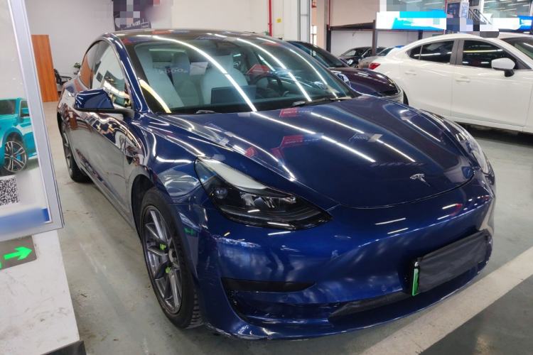 Used Tesla Model 3 2021 Standard Range Rear-Wheel Drive Upgraded Version 3D6 Front Right 45 Deg