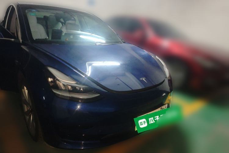 Used Tesla Model 3 2021 Standard Range Rear-Drive Upgraded Version Front Right 45 Deg