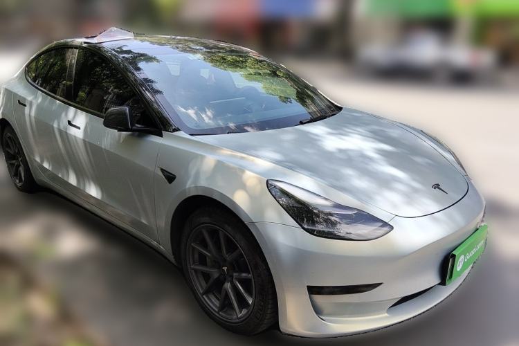 Used Tesla Model 3 2021 Revised Version Standard Range Rear-Wheel Drive Upgraded Edition 3D1 Front Right 45 Deg