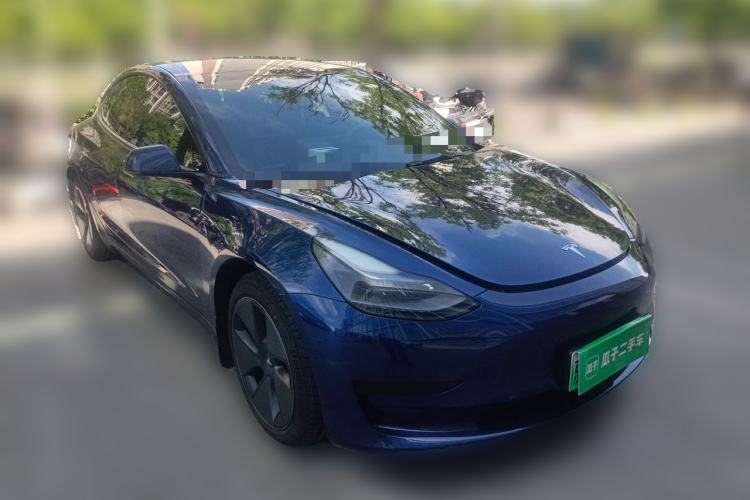 Used Tesla Model 3 2021 Standard Range Rear-Drive Upgraded Version Front Right 45 Deg