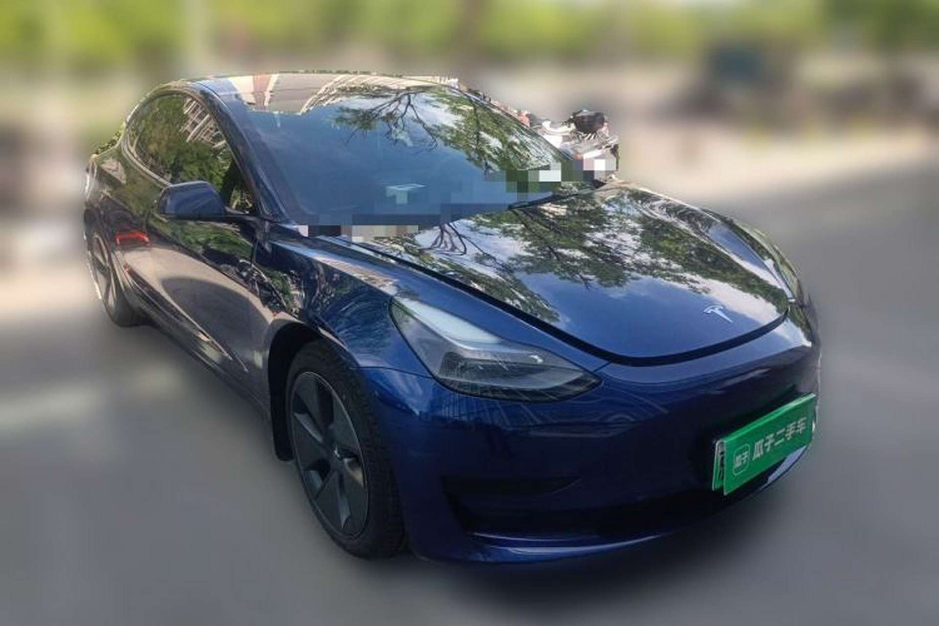 Used Tesla Model 3 2021 Standard Range Rear-Drive Upgraded Version Front Right 45 Deg