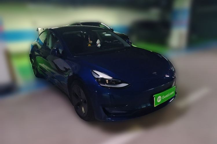 Used Tesla Model 3 2021 Standard Range Rear-Drive Upgraded Version Front Right 45 Deg