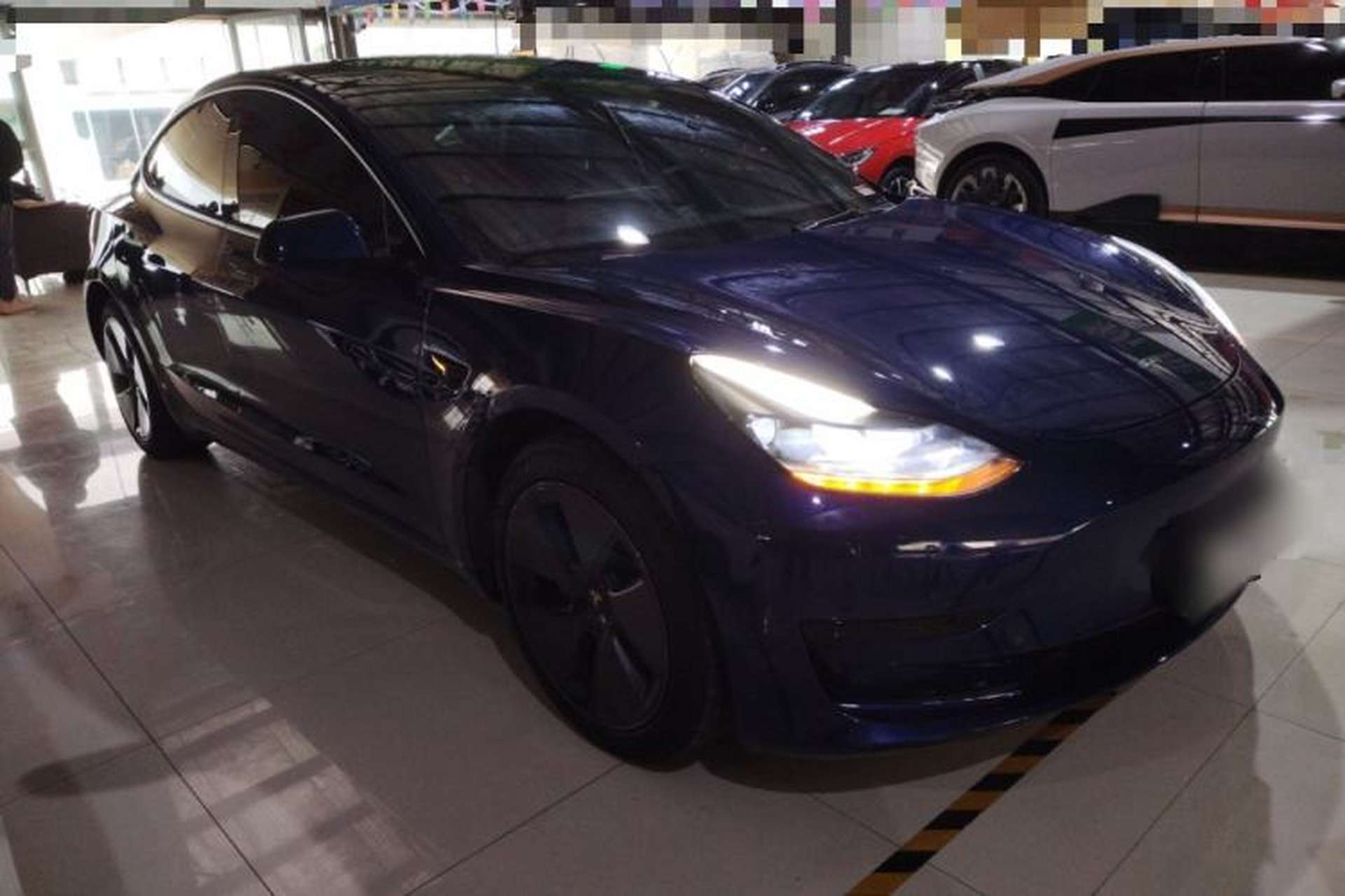 Used Tesla Model 3 2021 Standard Range Rear-Drive Upgraded Version Front Right 45 Deg