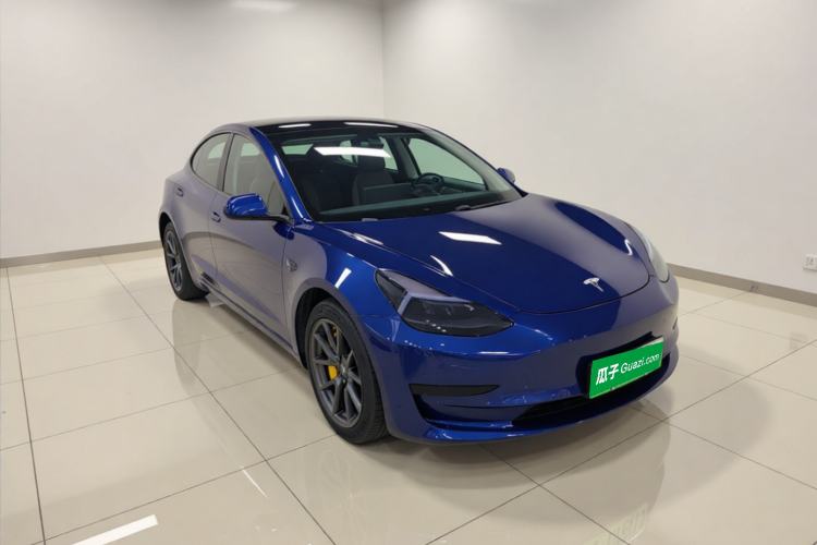 Used Tesla Model 3 2021 Standard Range Rear-Drive Upgraded Version Front Right 45 Deg