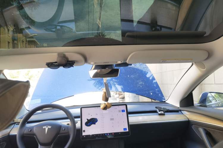 Used Tesla Model 3 2021 Revised Version Standard Range Rear-Wheel Drive Upgraded Edition 3D1 Headliner