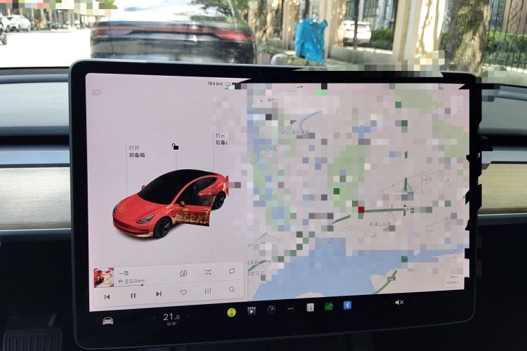 Used Tesla Model 3 2021 Revised Version Standard Range Rear-Wheel Drive Upgraded Edition 3D1 Instrument Cluster