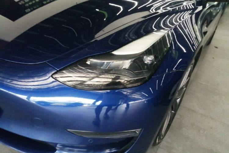 Used Tesla Model 3 2021 Performance High-Performance All-Wheel-Drive Version Left Front Headlight