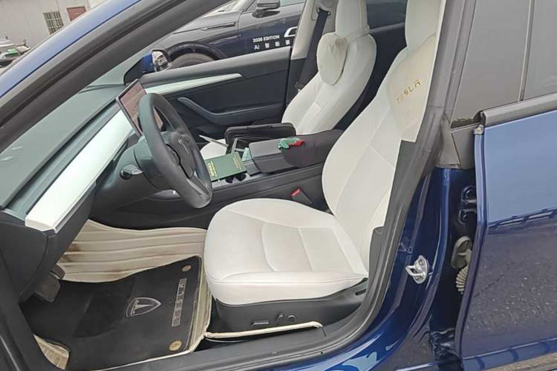 Used Tesla Model 3 2021 Revised Version Standard Range Rear-Wheel Drive Upgraded Edition 3D1 Left Front Seat