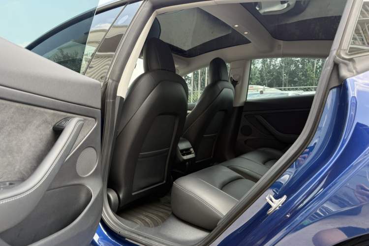 Used Tesla Model 3 2021 Revised Version Standard Range Rear-Wheel Drive Upgraded Edition 3D1 Left Rear Seat