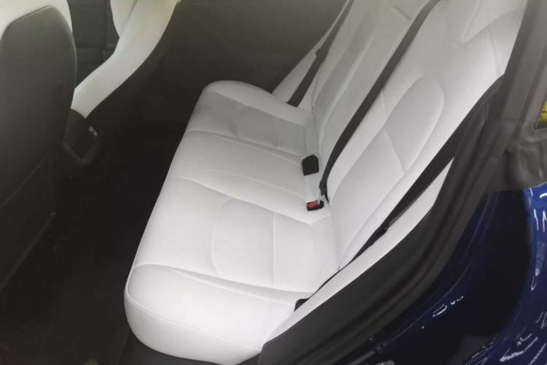 Used Tesla Model 3 2021 Revised Version Standard Range Rear-Wheel Drive Upgraded Edition 3D1 Left Rear Seat