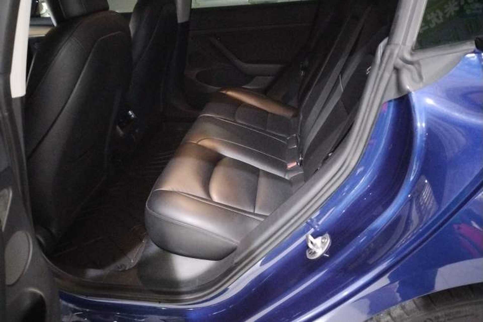 Used Tesla Model 3 2021 Standard Range Rear-Drive Upgraded Version Left Rear Seat