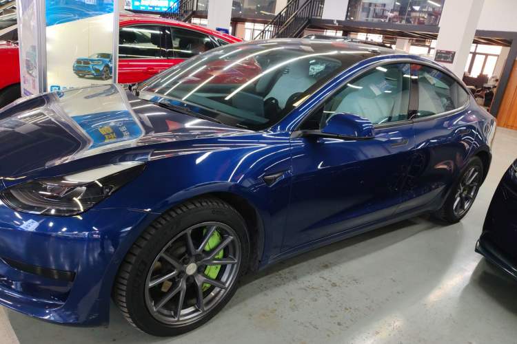 Used Tesla Model 3 2021 Standard Range Rear-Wheel Drive Upgraded Version 3D6 Left Side