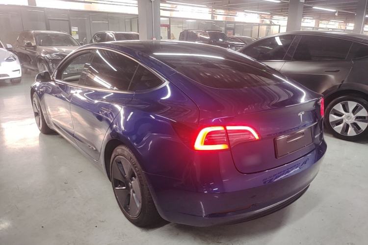 Used Tesla Model 3 2021 Standard Range Rear-Wheel Drive Upgraded Version 3D6 Rear Left 45 Deg