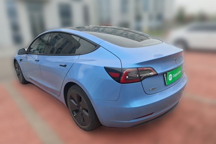 Used Tesla Model 3 2021 Standard Range Rear-Drive Upgraded Version Rear Left 45 Deg