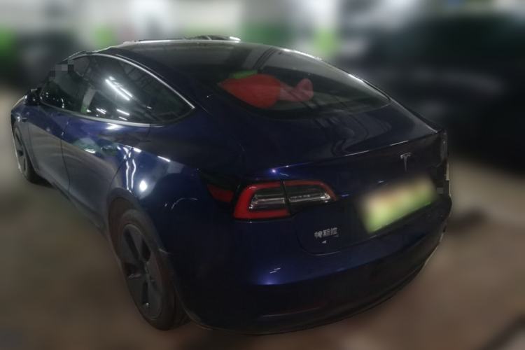 Used Tesla Model 3 2021 Revised Version Standard Range Rear-Wheel Drive Upgraded Edition 3D1 Rear Left 45 Deg