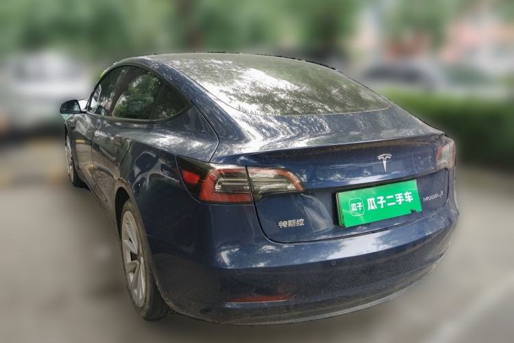 Used Tesla Model 3 2021 Standard Range Rear-Wheel Drive Upgraded Version 3D6 Rear Left 45 Deg