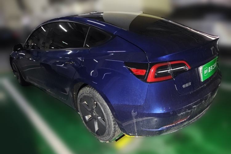 Used Tesla Model 3 2021 Standard Range Rear-Drive Upgraded Version Rear Left 45 Deg