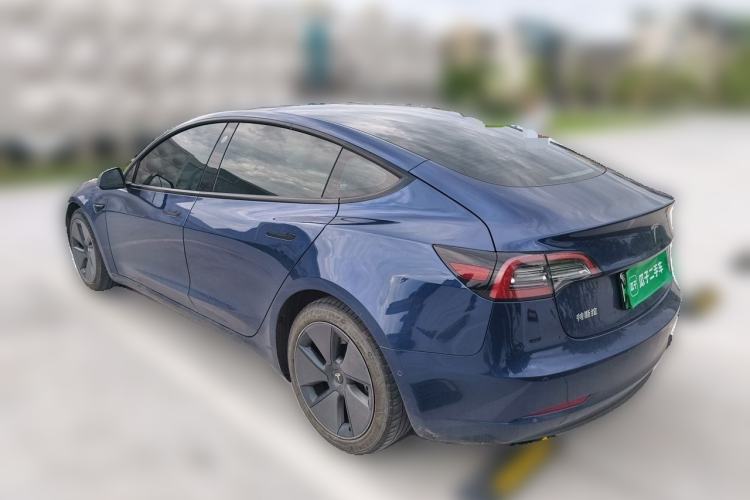 Used Tesla Model 3 2021 Standard Range Rear-Drive Upgraded Version Rear Left 45 Deg