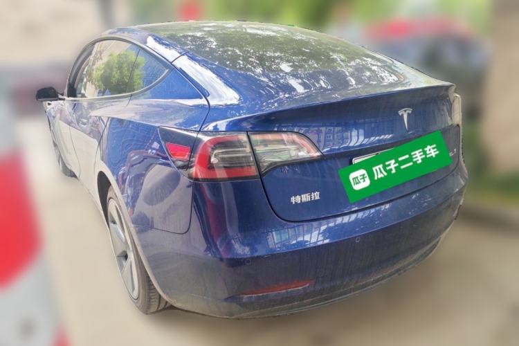 Used Tesla Model 3 2021 Standard Range Rear-Drive Upgraded Version Rear Left 45 Deg