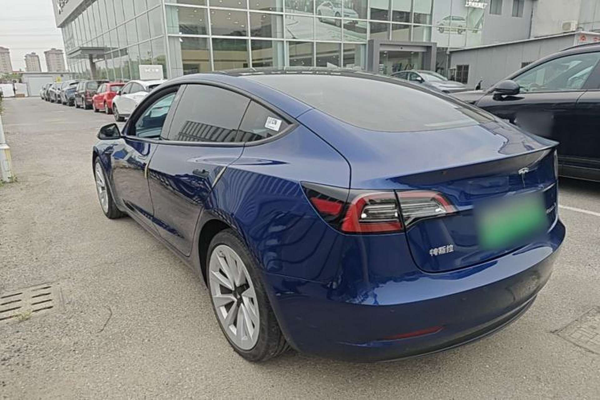 Used Tesla Model 3 2021 Revised Version Standard Range Rear-Wheel Drive Upgraded Edition 3D1 Rear Left 45 Deg