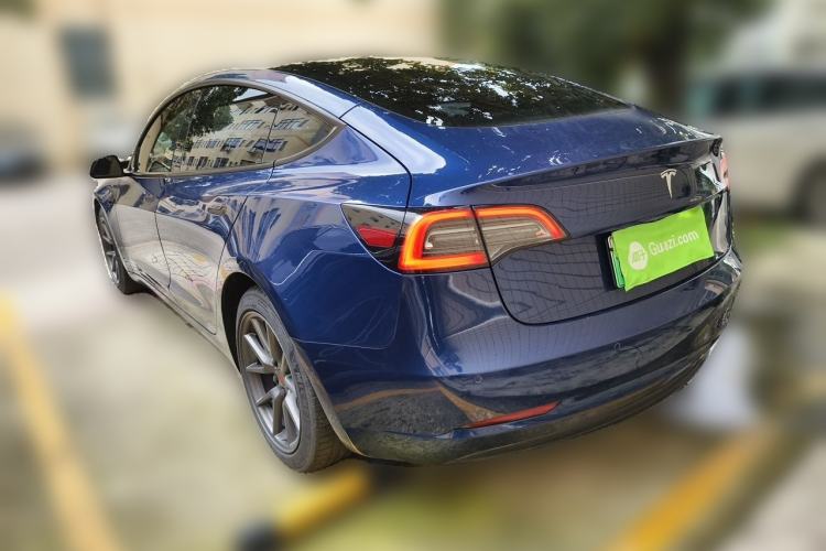 Used Tesla Model 3 2021 Revised Version Standard Range Rear-Wheel Drive Upgraded Edition 3D1 Rear Left 45 Deg