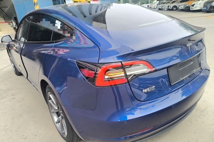 Used Tesla Model 3 2021 Standard Range Rear-Wheel Drive Upgraded Version 3D6 Rear Left 45 Deg
