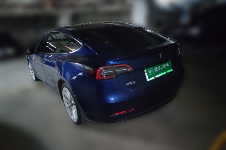 Used Tesla Model 3 2021 Standard Range Rear-Drive Upgraded Version Rear Left 45 Deg