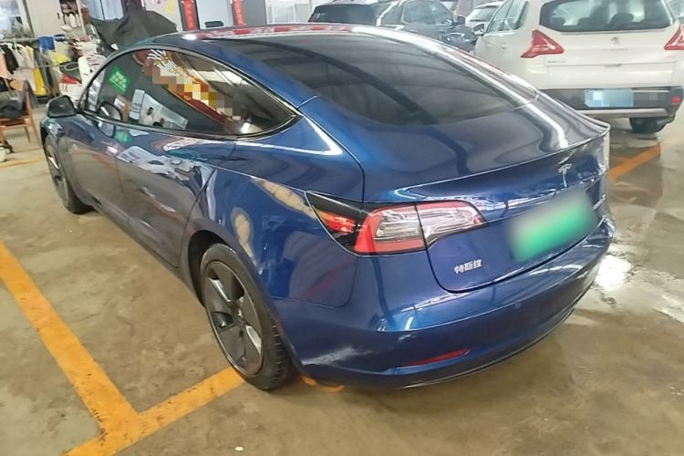 Used Tesla Model 3 2021 Revised Version Standard Range Rear-Wheel Drive Upgraded Edition 3D1 Rear Left 45 Deg