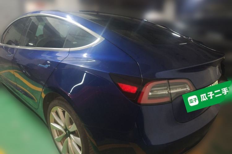 Used Tesla Model 3 2021 Standard Range Rear-Drive Upgraded Version Rear Left 45 Deg