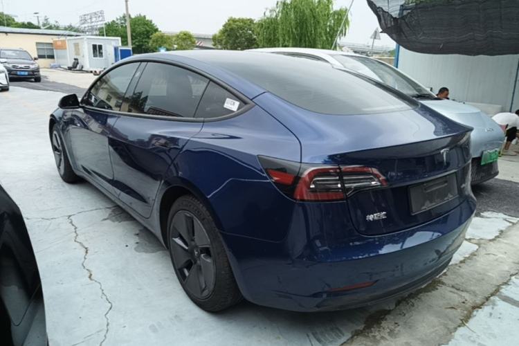 Used Tesla Model 3 2021 Standard Range Rear-Drive Upgraded Version Rear Left 45 Deg