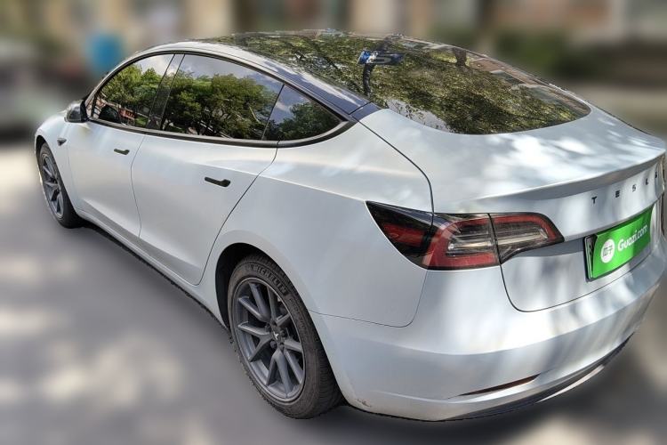 Used Tesla Model 3 2021 Revised Version Standard Range Rear-Wheel Drive Upgraded Edition 3D1 Rear Left 45 Deg