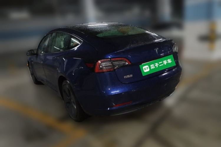 Used Tesla Model 3 2021 Standard Range Rear-Wheel Drive Upgraded Version 3D6 Rear Left 45 Deg
