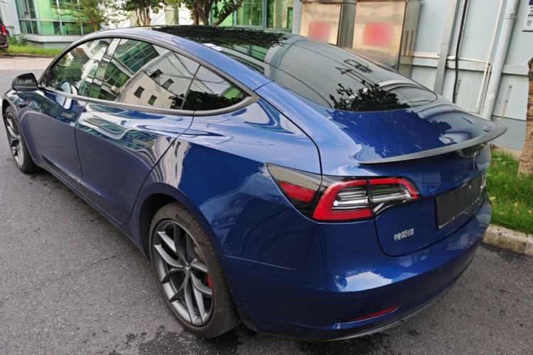 Used Tesla Model 3 2021 Revised Version II – Performance High-Performance All-Wheel-Drive Edition Rear Left 45 Deg
