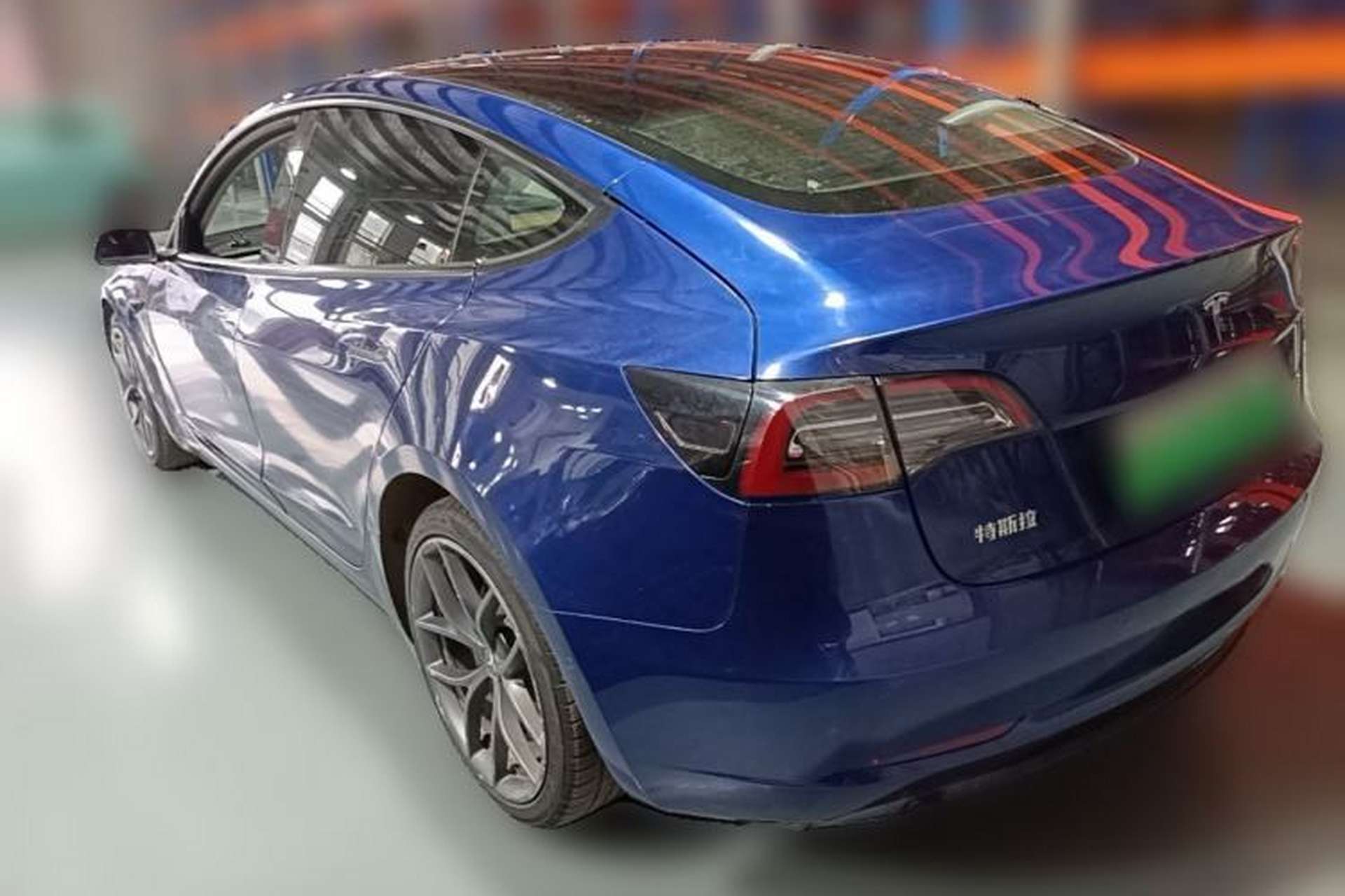 Used Tesla Model 3 2021 Performance High-Performance All-Wheel-Drive Version 3D6 Rear Left 45 Deg
