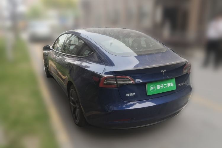 Used Tesla Model 3 2021 Performance High-Performance All-Wheel-Drive Version 3D6 Rear Left 45 Deg