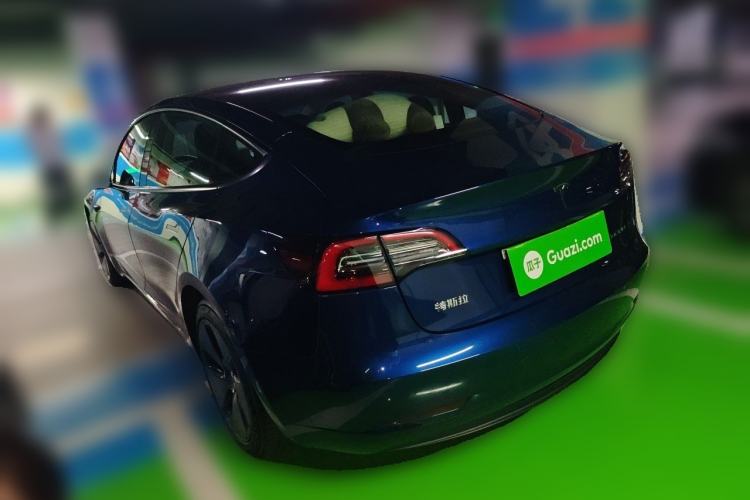 Used Tesla Model 3 2021 Standard Range Rear-Drive Upgraded Version Rear Left 45 Deg