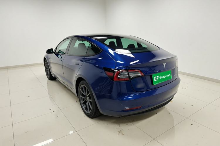 Used Tesla Model 3 2021 Standard Range Rear-Drive Upgraded Version Rear Left 45 Deg