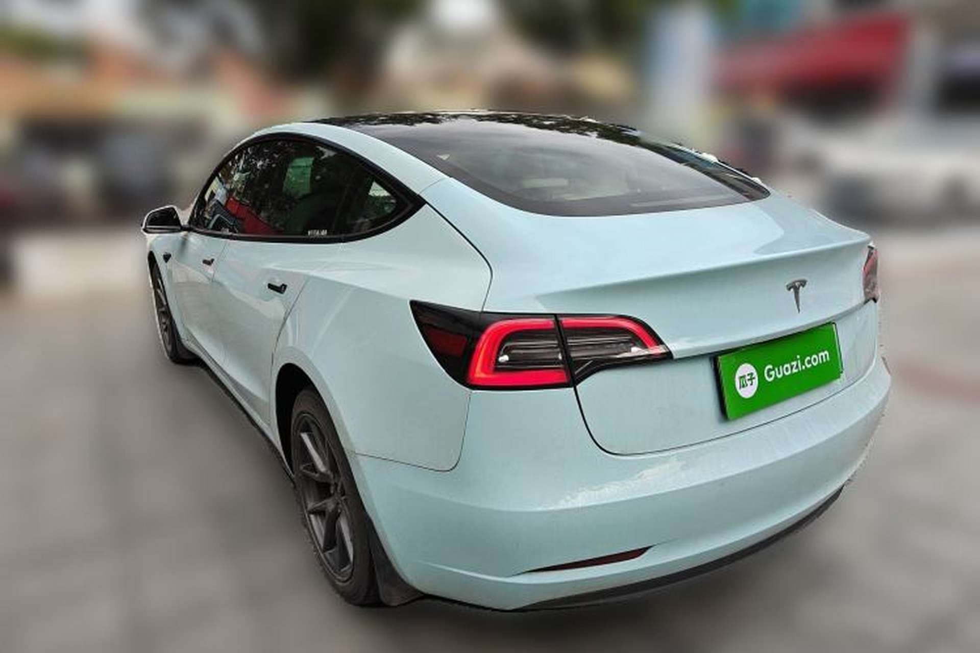 Used Tesla Model 3 2021 Standard Range Rear-Drive Upgraded Version Rear Left 45 Deg