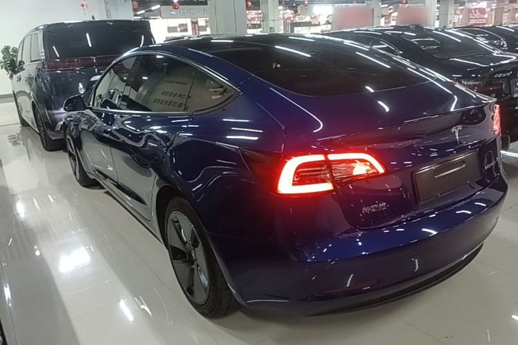 Used Tesla Model 3 2021 Standard Range Rear-Drive Upgraded Version Rear Left 45 Deg