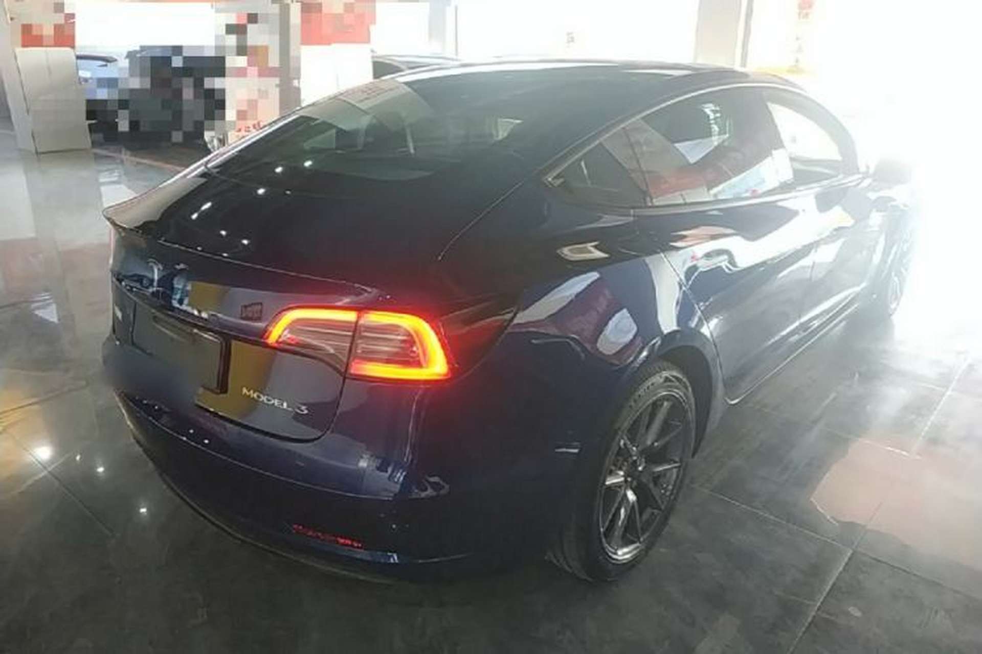 Used Tesla Model 3 2021 Standard Range Rear-Wheel Drive Upgraded Version 3D6 Rear Right 45 Deg