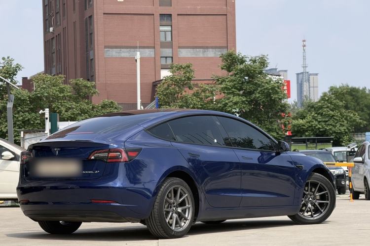 Used Tesla Model 3 2021 Revised Version Standard Range Rear-Wheel Drive Upgraded Edition 3D1 Rear Right 45 Deg
