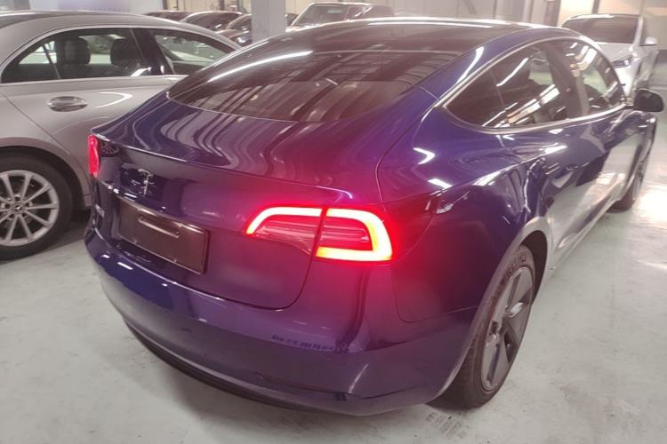 Used Tesla Model 3 2021 Standard Range Rear-Wheel Drive Upgraded Version 3D6 Rear Right 45 Deg