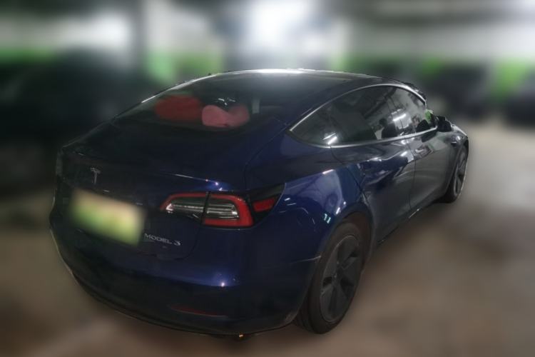 Used Tesla Model 3 2021 Revised Version Standard Range Rear-Wheel Drive Upgraded Edition 3D1 Rear Right 45 Deg